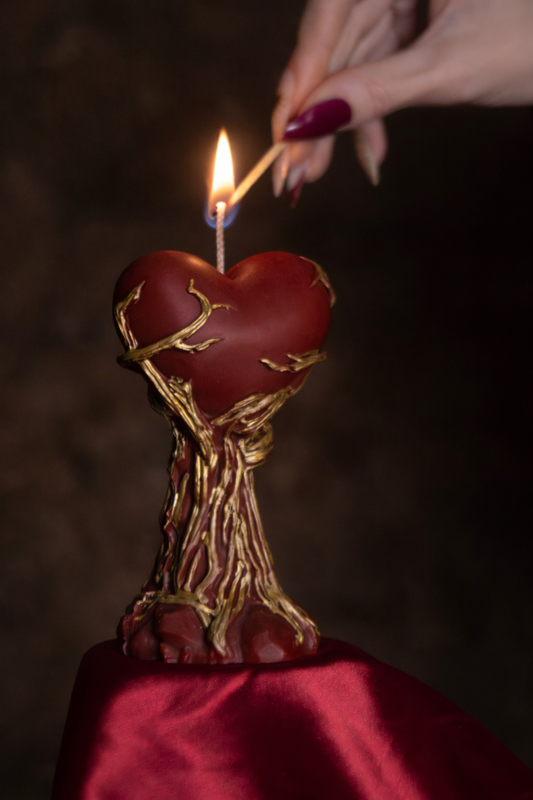 Vela corazón