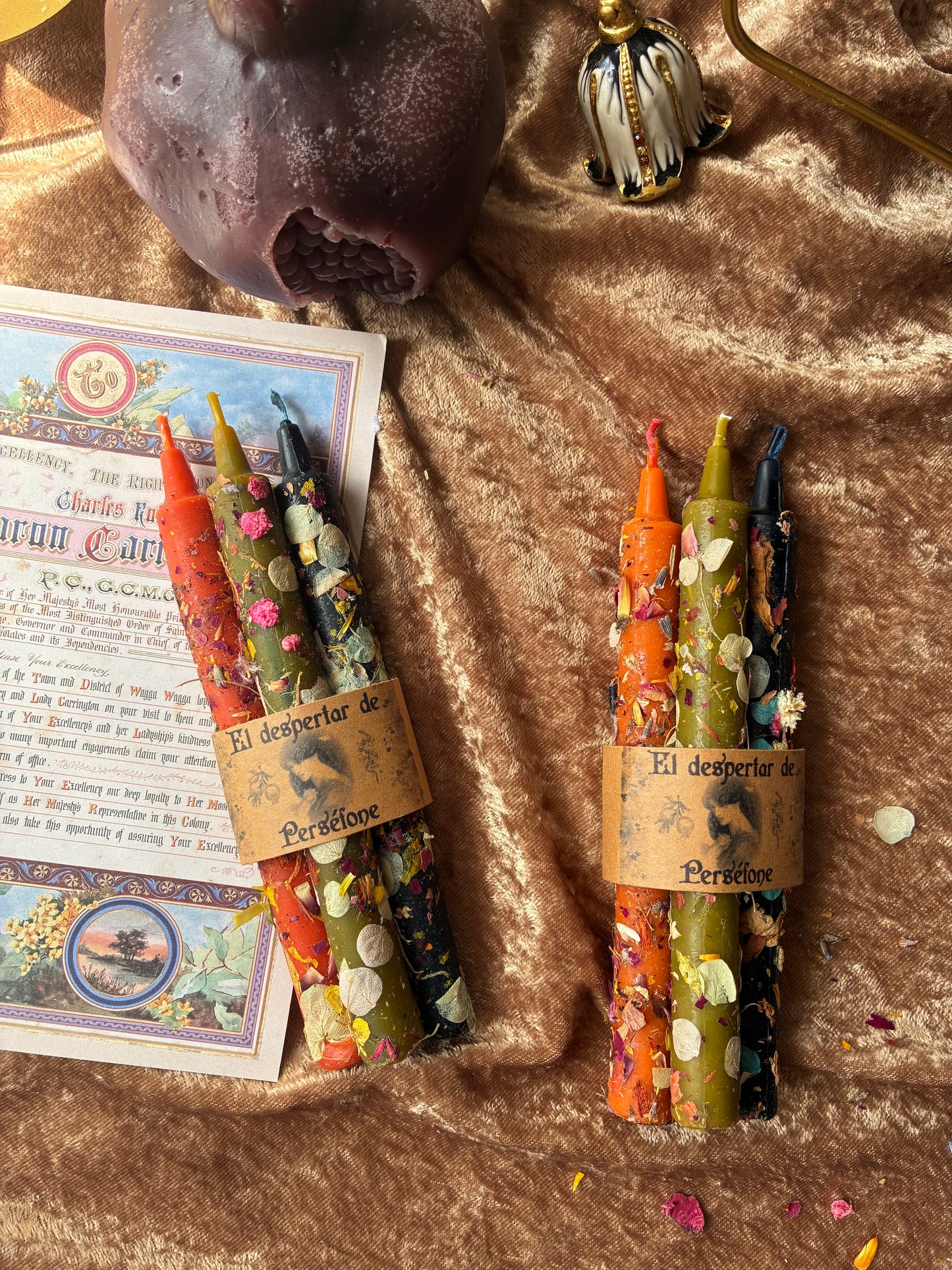 Pack de velas Perséfone